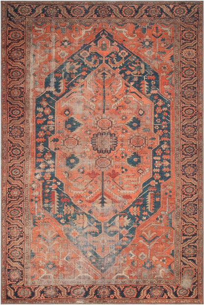 Keen Home Design 3x5 Rug - Machine Washable Entry Rug with Non-Slip Backing, Ideal for Enteryway, Kitchen, Bathroom, Laundry Room - Vintage, Easy Clean, Durable, Low Pile Rug - (3' x 5')