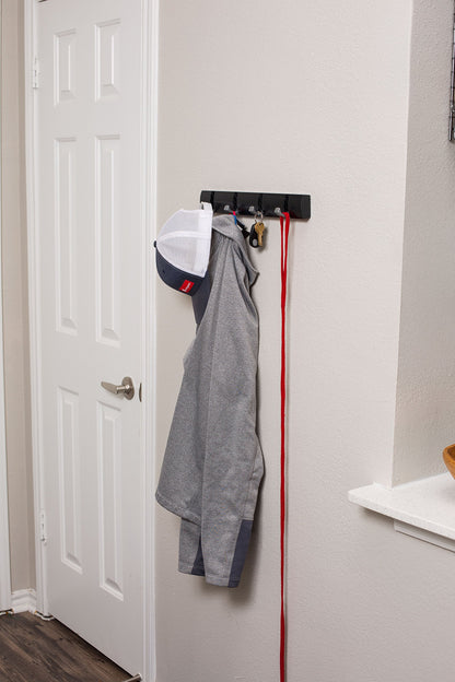 BIRDROCK HOME Folding Hook Coat and Hat Rack - 4 Hooks - 14 Inches - Wall Mount - Decorative Home
