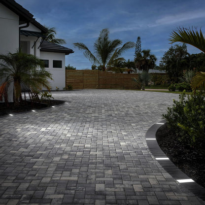 LUMENGY Paver Light 4×8 Inch (3.93 inch X 7.87 inch), Glare-Free 5000K Brick Lighting for Paver Driveways, Pathways, Patios & Garden, 12V Waterproof & Drive-Over Rated