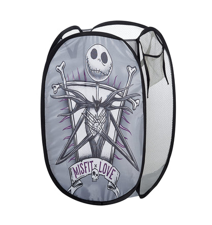 Idea Nuova Disney Nightmare Before Christmas Pop Up Laundry Storage Hamper with Durable Carry