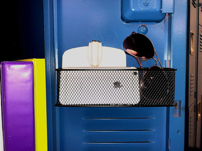 Magnetic Baskets Magnetic Organizer and Holder for Locker or Refrigerator - Pen Holders or Storage Bins for Office and Home