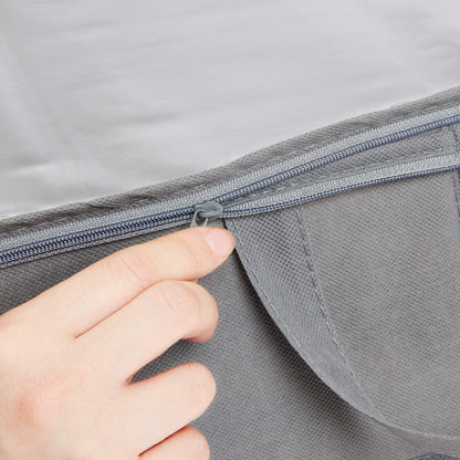 Amazon Basics Under Bed Storage Bags for Clothes, Blankets and Linens, Foldable Fabric Containers