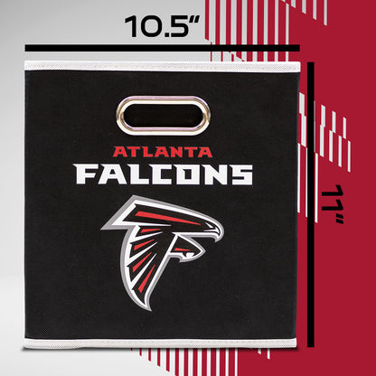 Franklin Sports NFL Atlanta Falcons Collapsible Storage Bin