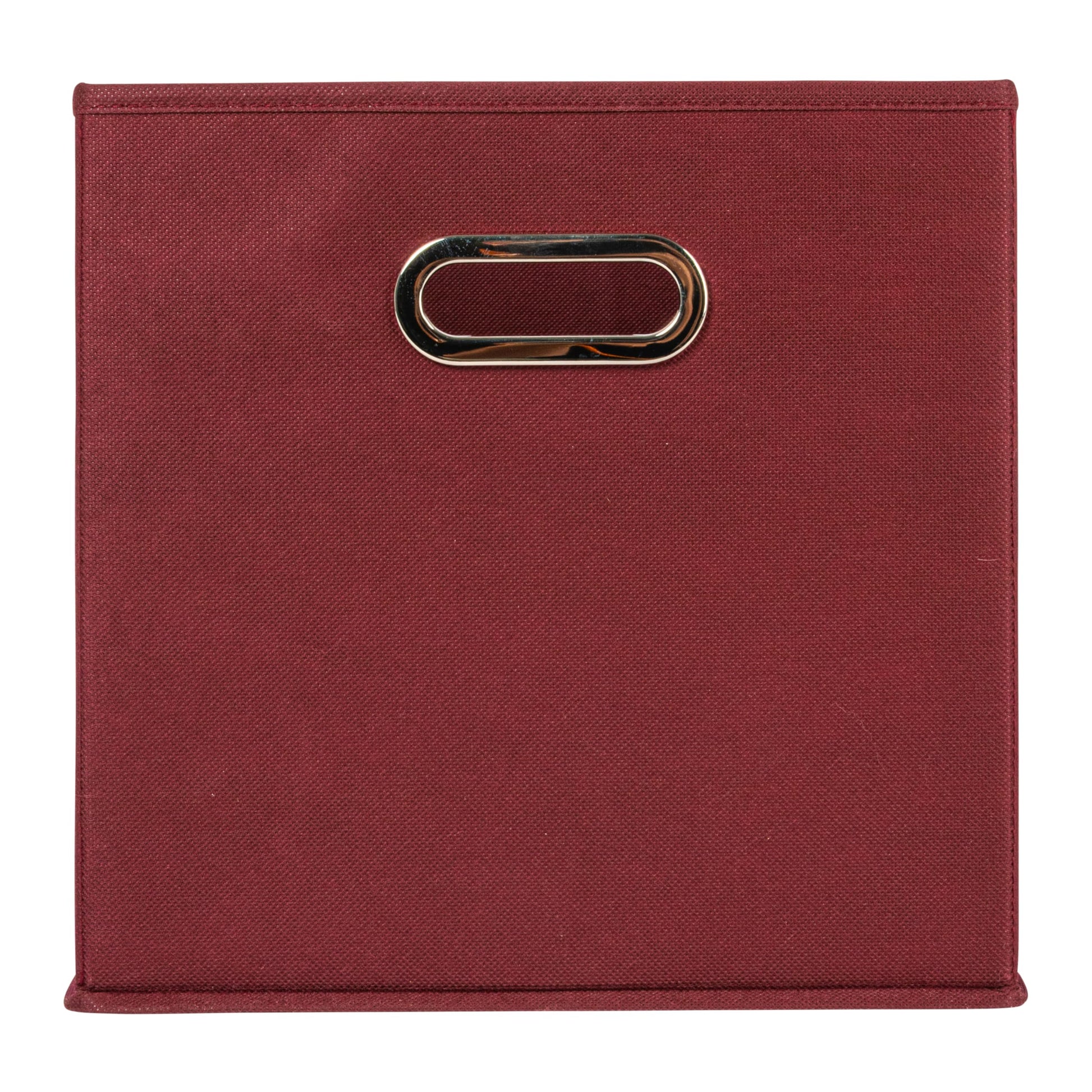 Household Essentials Fabric Storage Bins 6 Piece Set, Burgundy