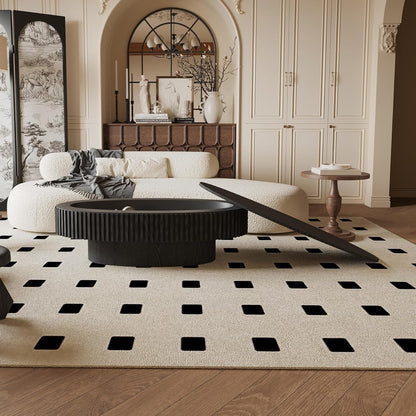 47.2''Oval Coffee Table with Storage, Mid Century Modern Fluted Drum Center Tables with Lid, Solid Wood Side Pedestal Coffee Table Tea Table for Living Room, Bedroom, Apartment-Black