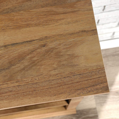 Sauder Miscellaneous Storage 3-Shelf Bookcase/ Book shelf, Sindoori Mango finish