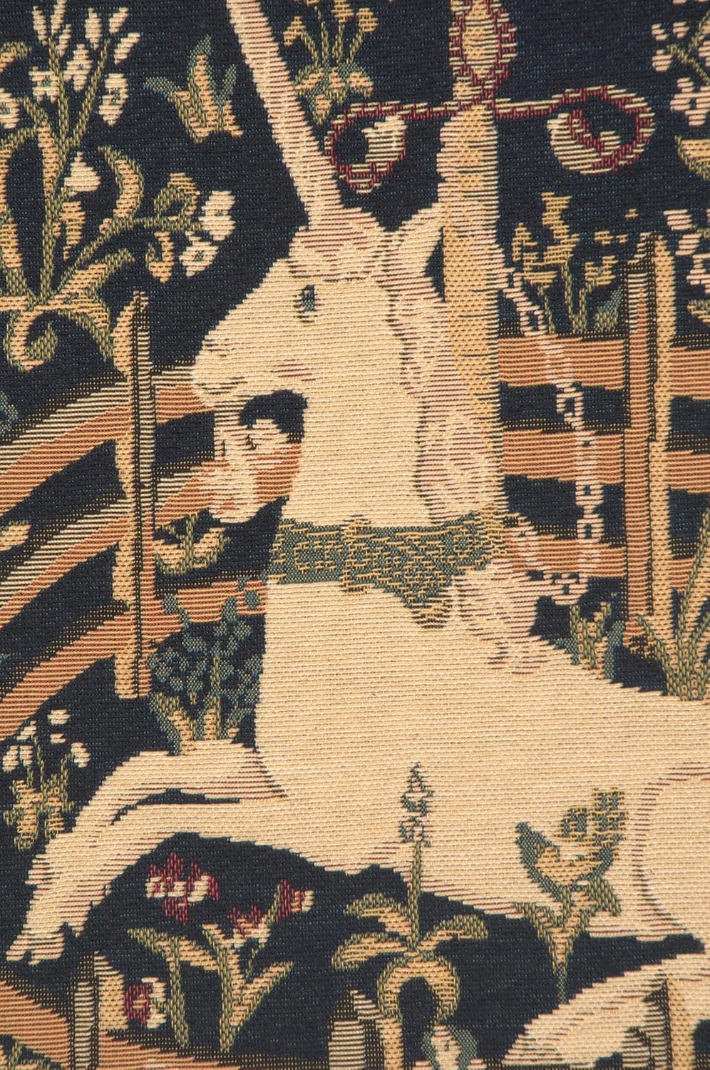 Charlotte Home Furnishings Decorative Pillow Covers for Couch 18X18 in Unicorn Throw Pillow Covers for Sofa Tapestry Square Pillow Cases for Bed Living Room Soft European Cotton Jacquard Woven