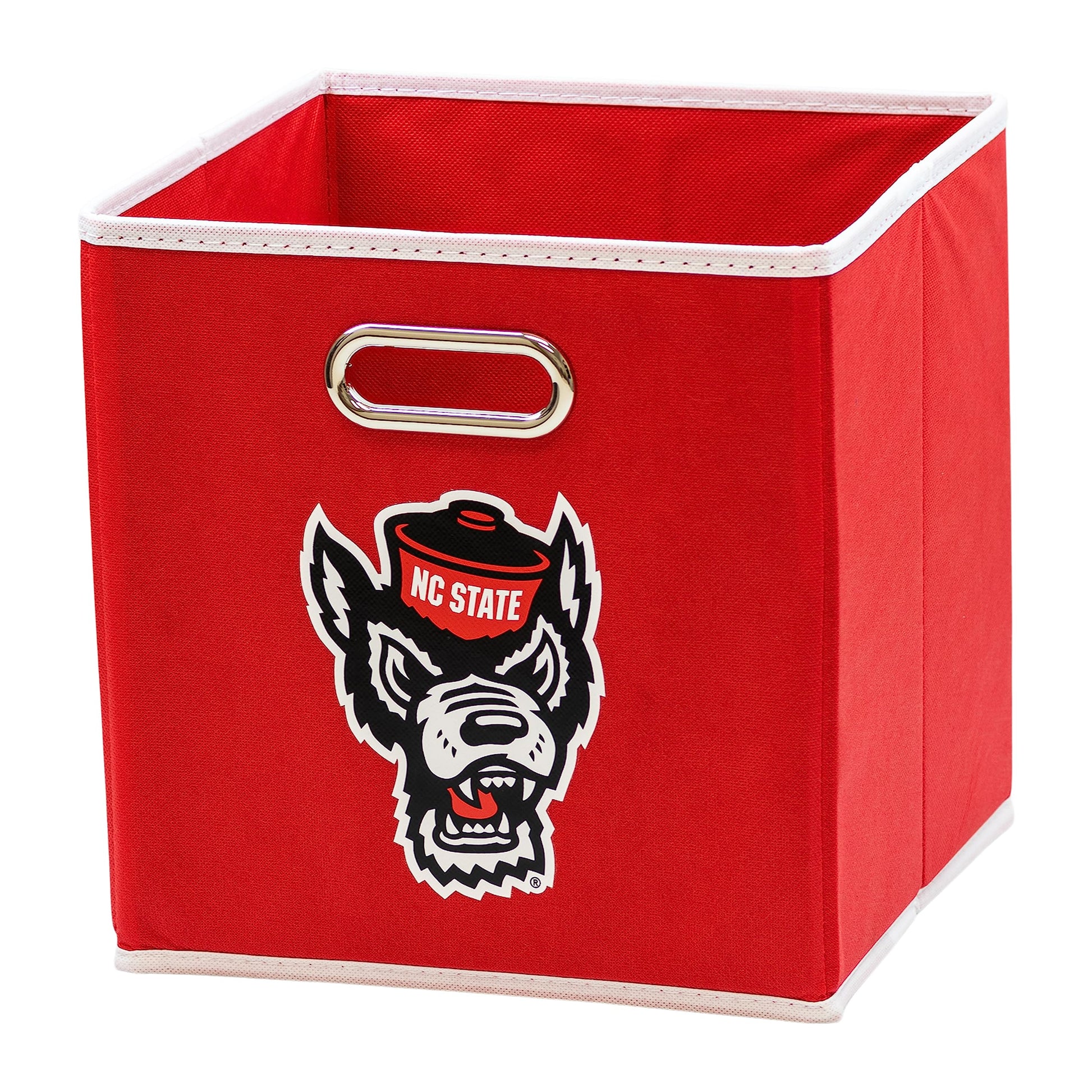 Franklin Sports NC State Wolfpack Collapsible Storage Bin-Made to Fit Storage Bin Organizers-10.5"