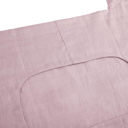 Amazhiyu 100% Linen Door Hanging Laundry Hamper Bag, 19x27 Inches Pink