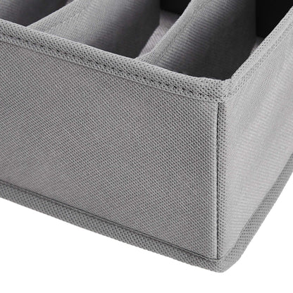Amazon Basics Deep Drawer Organizer for Clothes, Collapsible Storage Boxes for Socks, Underwear and