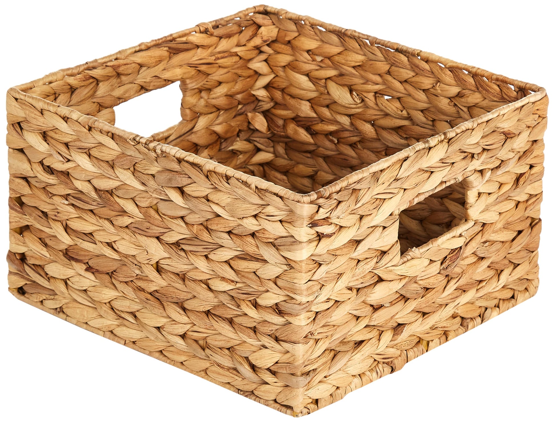 Honey-Can-Do Banana Leaf Storage Baskets –Water Hyacinth Woven Basket, Decorative Baskets for