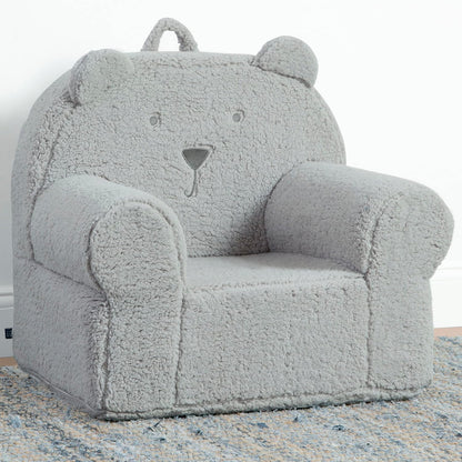 GAP babyGap Sherpa Bear Chair - Greenguard Gold Certified, Grey