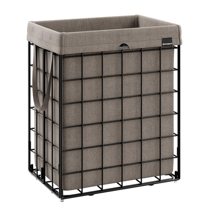 SONGMICS Laundry Hamper, 23.8 Gal. (90L) Laundry Basket, Collapsible Clothes Hamper, Removable and