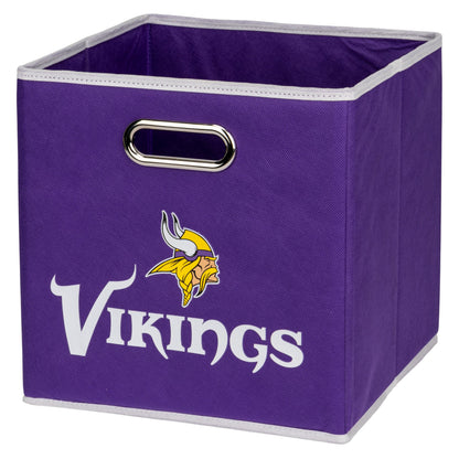 Franklin Sports NFL Minnesota Vikings Collapsible Storage Bin