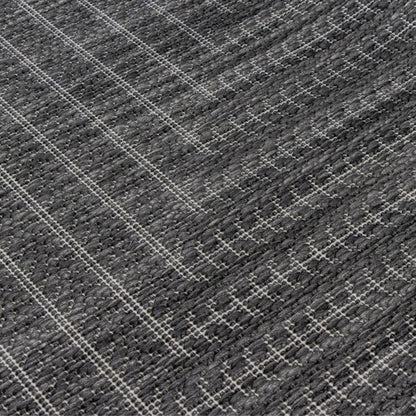 Adiva Rugs Outdoor Indoor Area Rug, Weather Resistant, Easy to Clean, Stain Resistant Floor Mat for Dining Room, Backyard, Deck, Patio (Pebble Weiss, 8' x 10')