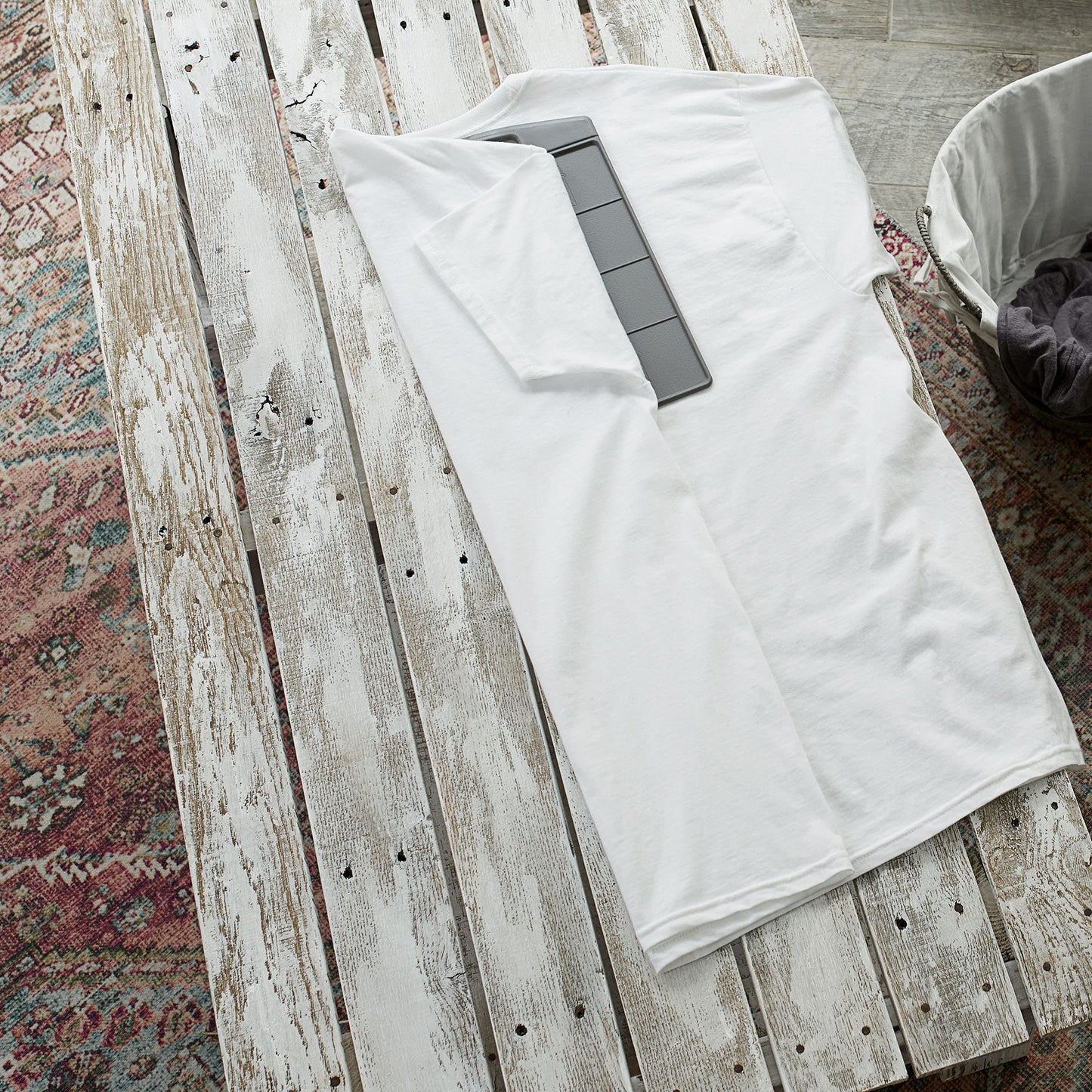 Household Essentials Shirt Folding Board for T-Shirts, Polos & Dress Shirts, Space Saving Laundry