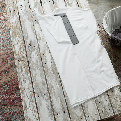 Household Essentials Shirt Folding Board for T-Shirts, Polos & Dress Shirts, Space Saving Laundry