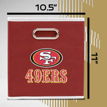 Franklin Sports NFL San Fracisco 49Ers Collapsible Storage Bin