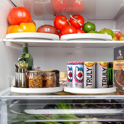 Simple Houseware 12-Inch Lazy Susan Spice Organizer Rotating Tray, 5-Pack