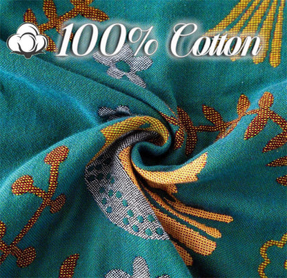 Cotton Throw Blanket 100% Muslin for Couch Bed 80''x 90'' Farmhouse Blanket 4-Layer Summer Blankets Boho Quilt Decor for All Seasons Cozy Soft Lightweight Knitted Warm Blanket Gifts for Women