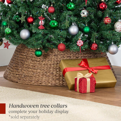 Best Choice Products Artificial Christmas Tree, 4.5ft Premium Unlit Realistic Spruce Holiday Décor w/Dense Branches, Easy Assembly, Metal Base