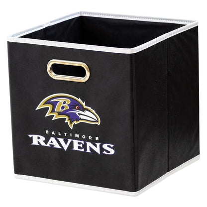 Franklin Sports NFL Baltimore Ravens Collapsible Storage Bin