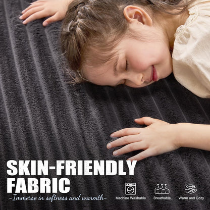 Hobestluk Modular Sectional Sofa Memory Foam Couch L Shape Sofa for Living Room Loveseat with Chaise Lounge Cloud Couch with Removable Cover (Stripe Grey, Loveseat with Chaise)