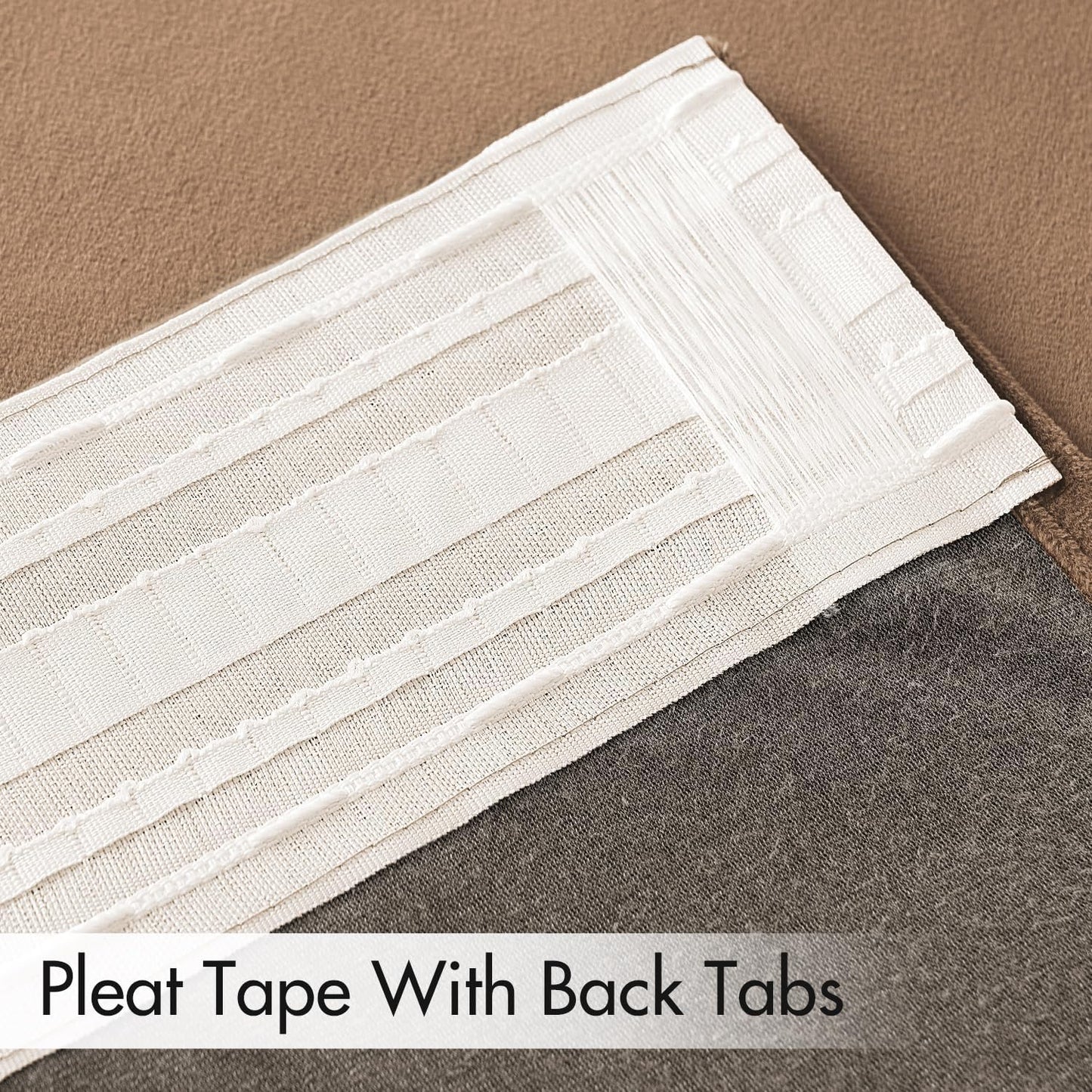 MIULEE Blush Beige Velvet Curtains 84 inches 2 Panels - Luxury Room Darkening Window Drapes for Bedroom Living Room Thermal Insulated Super Soft Blackout, Back Tab Rod Pocket Pinch Pleated, W52 x L84