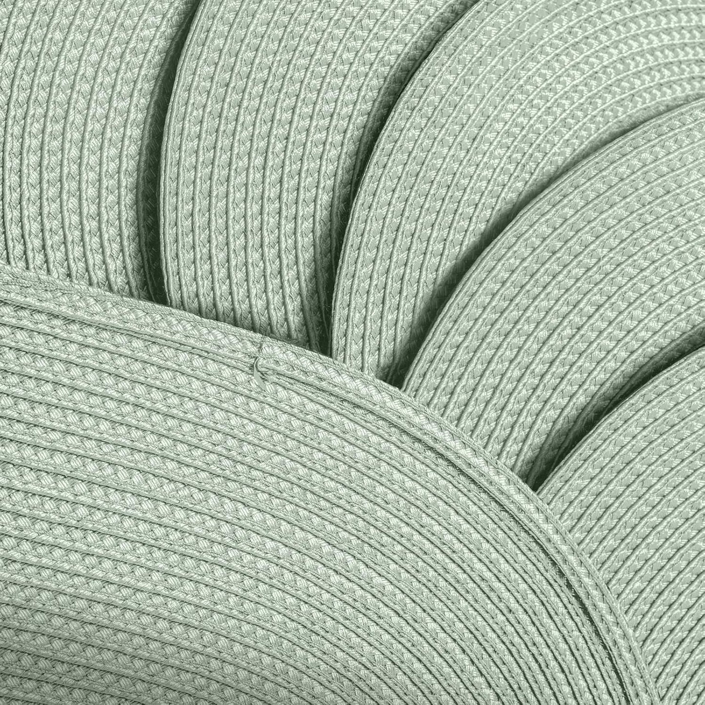 AHHFSMEI Placemats Set of 4 for Dining Table Washable Woven Vinyl Non-Slip 18x12 inches Placemat Heat-Resistant Durable Table Mats for Dining Table Easy to Clean (Sage Green, 4)