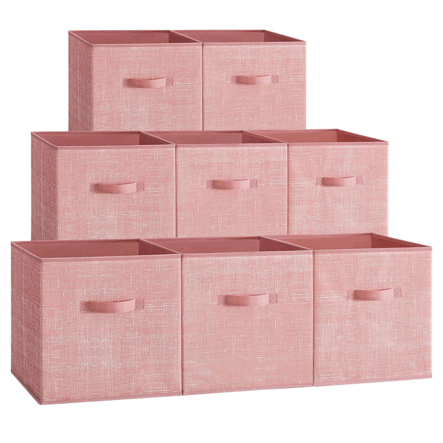 SONGMICS Storage Cubes, Set of 8, 13-Inch Foldable Closet Organizers