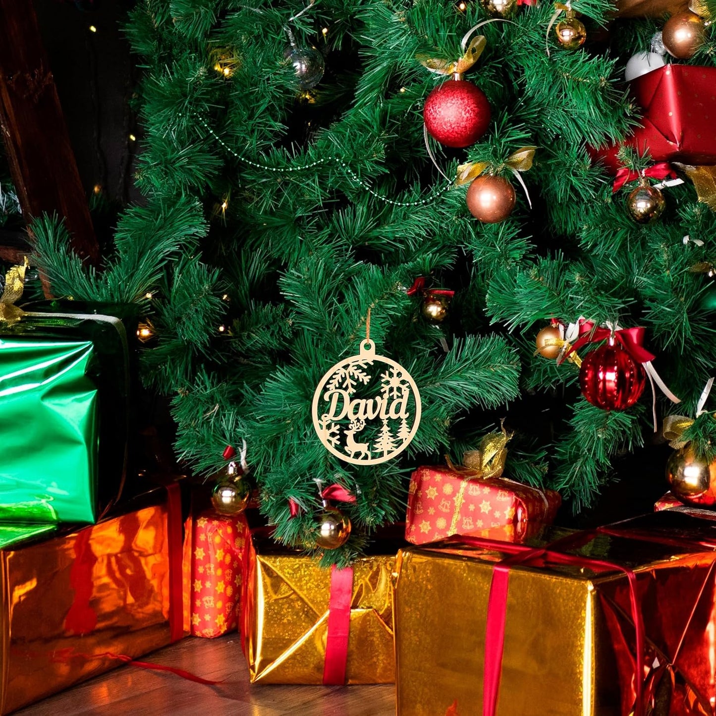 Personalized Christmas Ornaments with Names - Custom Christmas Ornament for Kids and Adults, Custom Ornaments for Christmas Tree Personalized Ornaments with Name