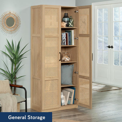Sauder Miscellaneous Storage Cabinet, Harmony Ash Finish