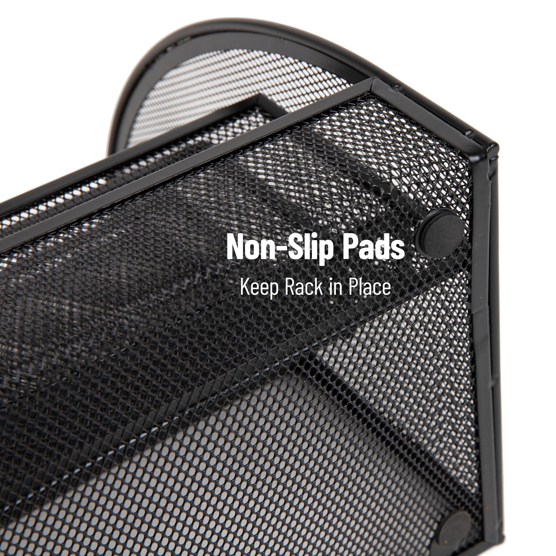 Mind Reader 4-Tier Mail Sorter, Desktop Organizer, File Storage, Magazine, Office, Metal Mesh