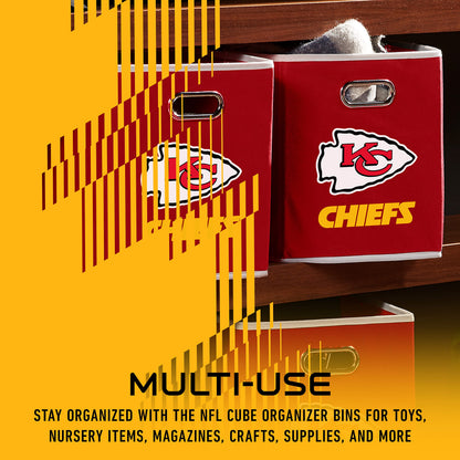 Franklin Sports NFL Kansas City Chiefs Collapsible Storage Bin