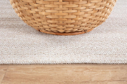 CAMILSON Easy Jute Rug 9x12, Indoor Outdoor Off-White Color Fiber Area Rugs for Living Room and Patio Rug Herringbone Seagrass Boho Woven Design Easy-Cleaning Washable Outside Carpet Alfombras 9 x 12