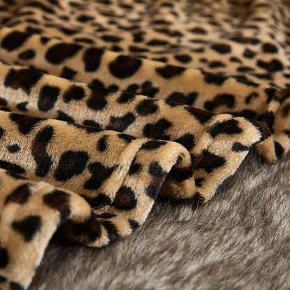 MERRYLIFE Leopard Throw Blanket Decorative Fleece Throw | Ultra-Plush Colorful Oversized | Couch Blanket Travel Lap | (50" 60", Cheetah)