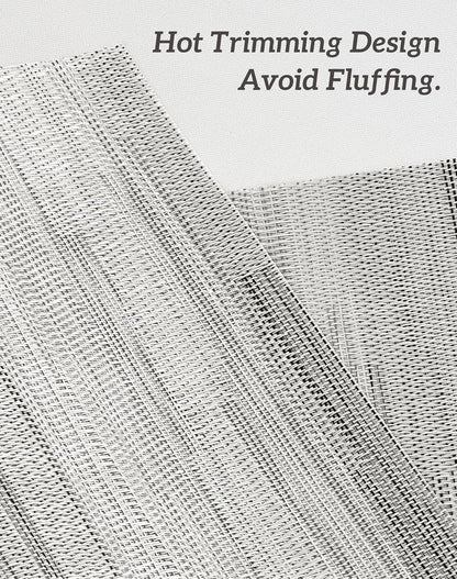 Leetaltree Lightsteel Black Placemats Set of 12 - Heat Resistant Non-Slip Place mats for Dining Table, Washable Durable PVC Vinyl Woven Table Mats (Lightsteel Black, 12)