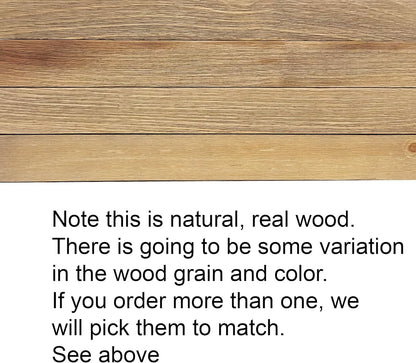 joelsantiques - 54 Inch Wooden Floating Shelves for Wall - 54x6x2 in - Made of Natural Wood - Long Heavy Duty Rustic Wall Shelves for Bedroom - Perfect for Living Room, Kitchen - Natural