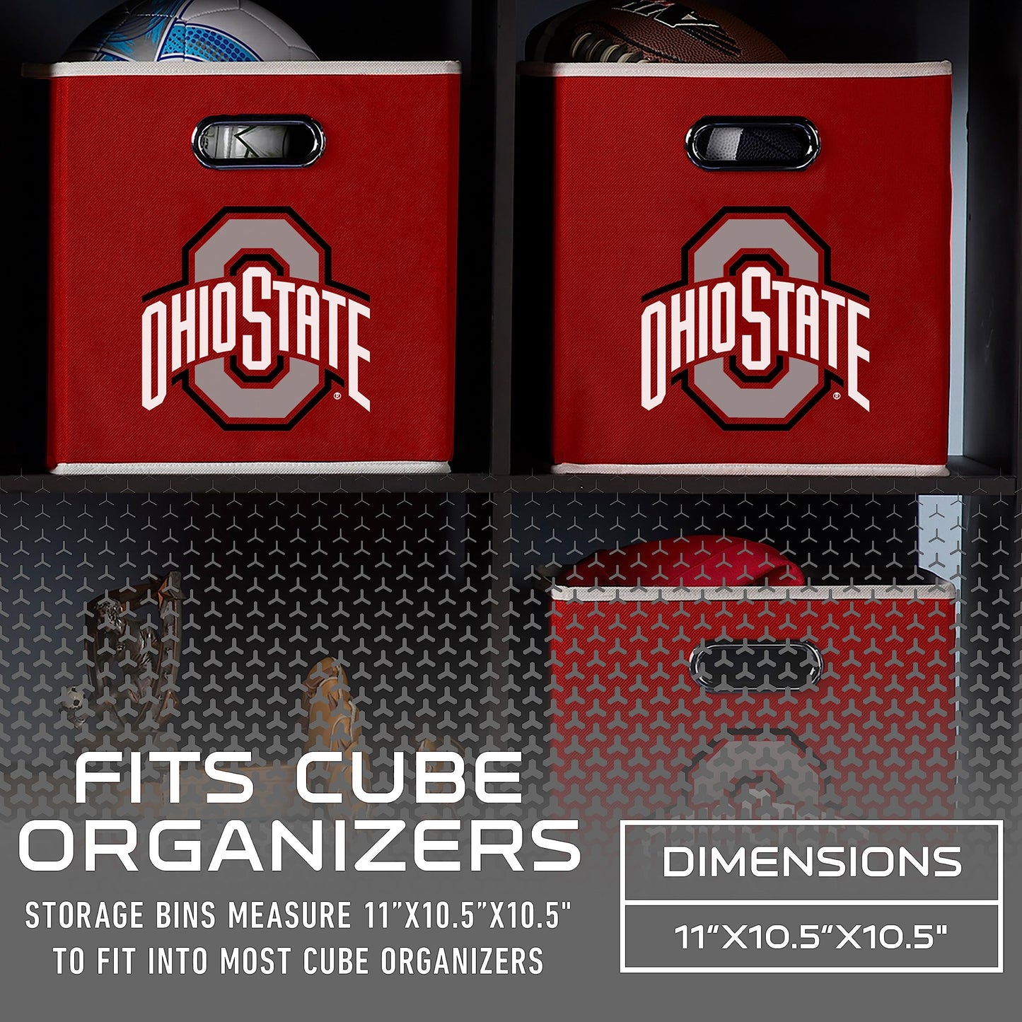 Franklin Sports NCAA Ohio State Buckeyes NCAA Ohio State Buckeyes Storage Binfranklin Sports NCAA