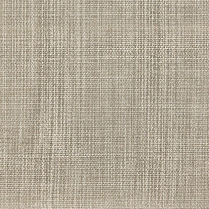 Amazon Basics Round Linen Ottoman with Storage, Tufted Upholstered Footstool for Living Room and Bedroom, 20" x 17", Linen Burlap Beige