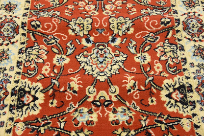 Unique Loom Sialk Hill Collection Area Rug - Washington (3' x 16' 5" Runner Terracotta/Cream)