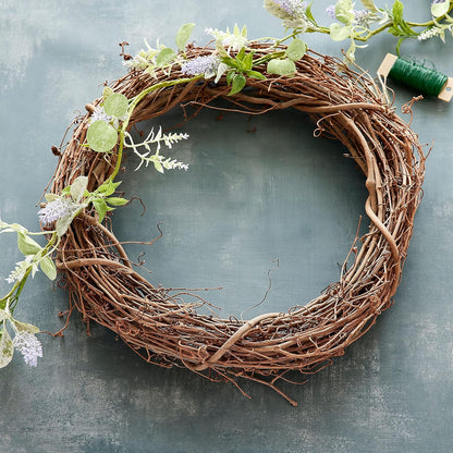 18" Natural Grapevine Wreath by Ashland - Ready-to-Decorate Rustic Home Decor for Weddings, Birthdays, Parties, and Holidays - Bulk 15 Pack