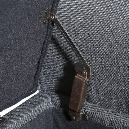 Christopher Knight Home Keiko Fabric Armed Storage Bench, Dark Grey, 19.50”D x 50.00”W x 19.25”H